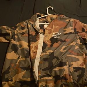 Herschel button up camo jacket